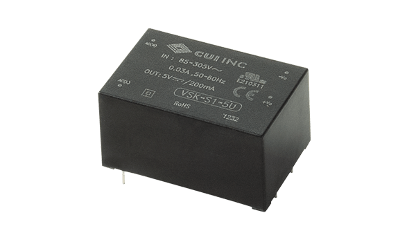 CUI’s Ac-Dc Modules Deliver up to 2 Watts from 0.8 in3 Space-saving Package