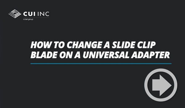 How to change the Blade on a Slide clip Multi-blade Adapter