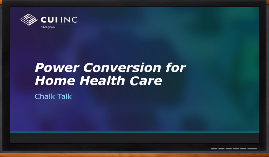 Power Conversion for Home Health Care