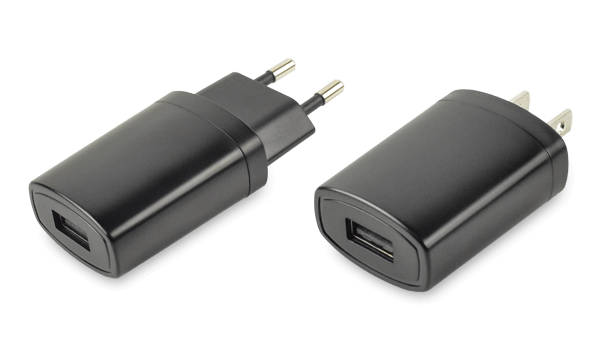 Ultra-Compact 5 W USB Wall Plug Adapters Meet Level VI Standards