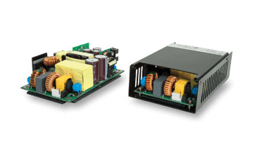 CUI’s Baseplate-Cooled Ac-Dc Power Supplies Deliver 355 W at 93.5% Efficiency