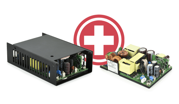 300 W Medical Ac-Dc Power Supply Series Complies with 4th Edition EMC Standards